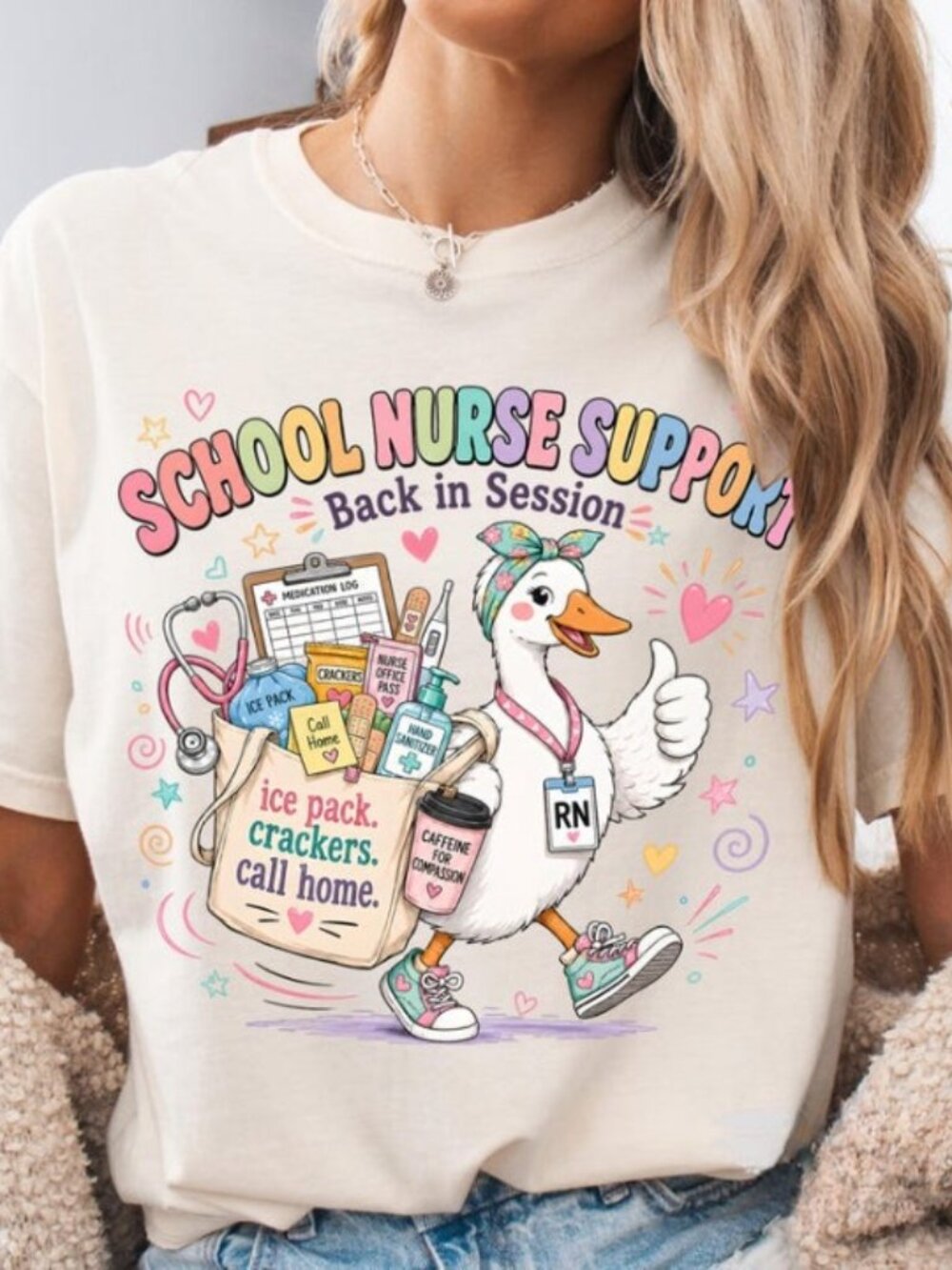School Nurse Shirt, Back in Session Tee